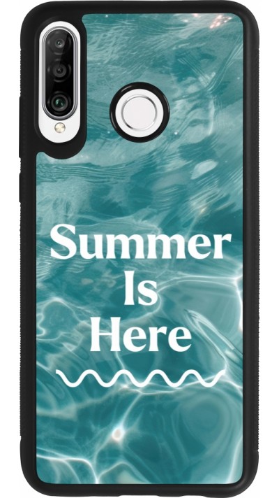 Huawei P30 Lite Case Hülle - Silikon schwarz Summer 2025 Summer is here