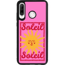 Coque Huawei P30 Lite - Silicone rigide noir Sun sun 2026