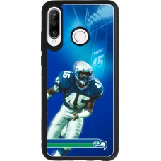 Huawei P30 Lite Case Hülle - Silikon schwarz Super Bowl 26 Seattle 1