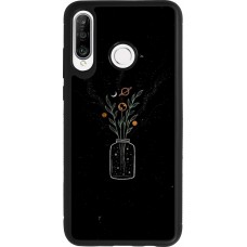 Huawei P30 Lite Case Hülle - Silikon schwarz Vase black