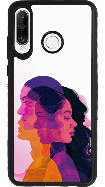 Huawei P30 Lite Case Hülle - Silikon schwarz Womens day 2026 10