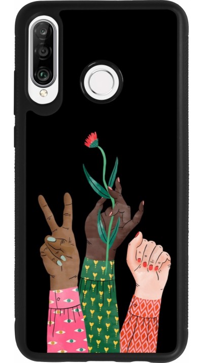 Huawei P30 Lite Case Hülle - Silikon schwarz Womens day 2026 2