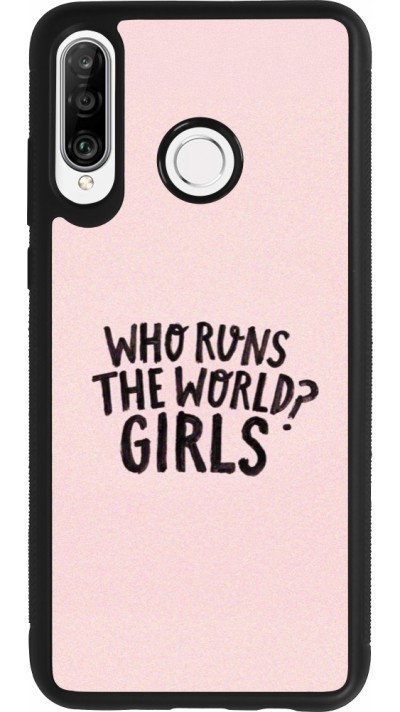 Huawei P30 Lite Case Hülle - Silikon schwarz Womens day 2026 3