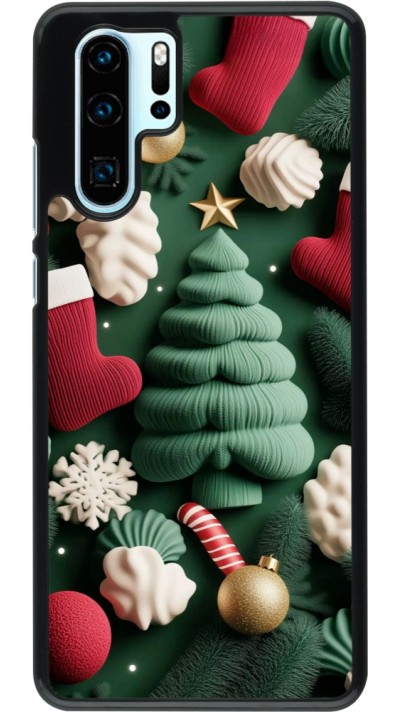 Huawei P30 Pro Case Hülle - Christmas 25 Christmas textiles