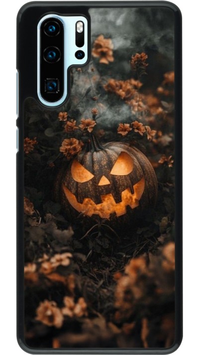Huawei P30 Pro Case Hülle - Halloween 2025 Pumpkin with flowers