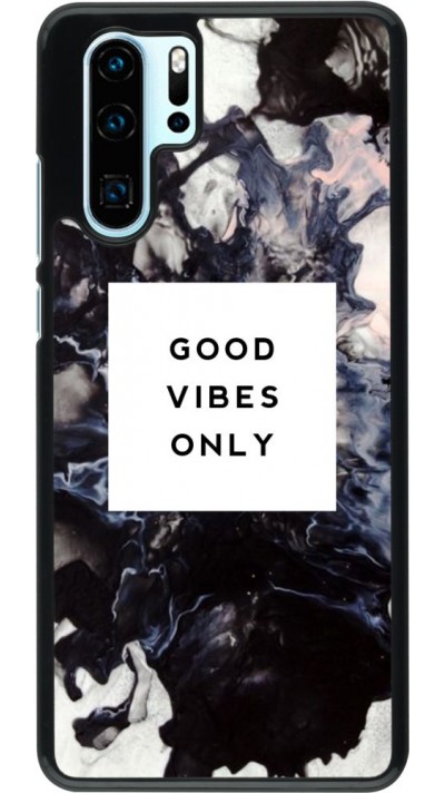 Hülle Huawei P30 Pro - Marble Good Vibes Only