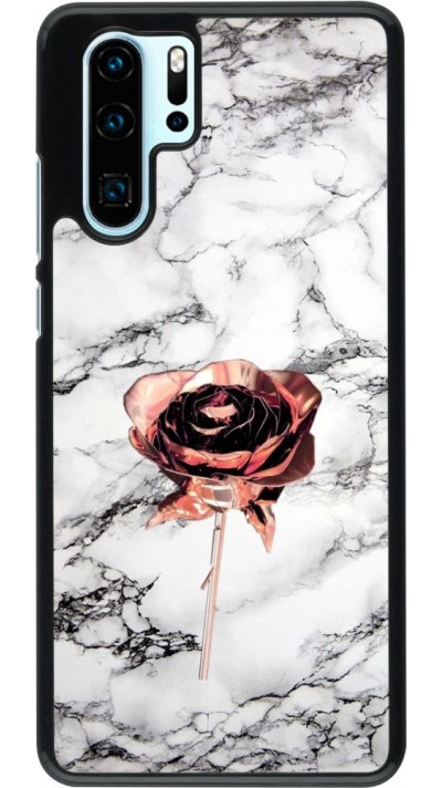 Hülle Huawei P30 Pro - Marble Rose Gold