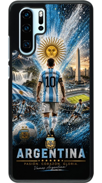 Huawei P30 Pro Case Hülle - Fussball Argentinien splash 2026