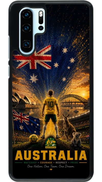 Huawei P30 Pro Case Hülle - Fussball Australien splash 2026