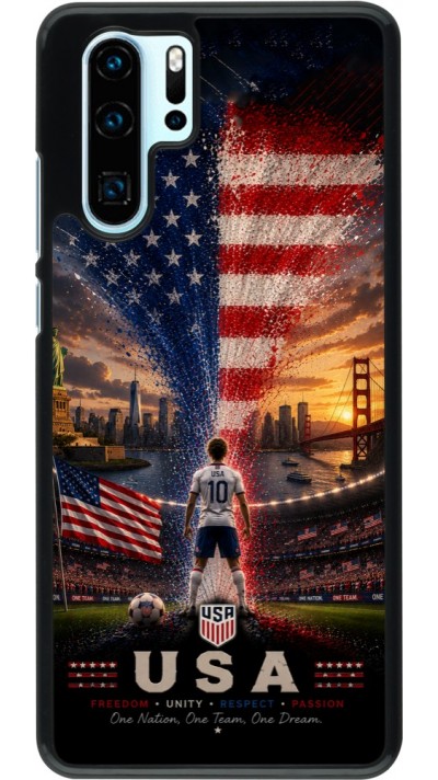 Huawei P30 Pro Case Hülle - Fussball Vereinigten Staaten splash 2026