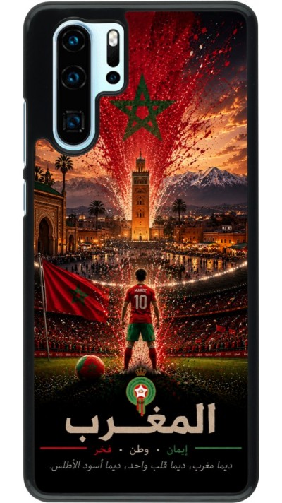 Huawei P30 Pro Case Hülle - Fussball Marokko splash 2026