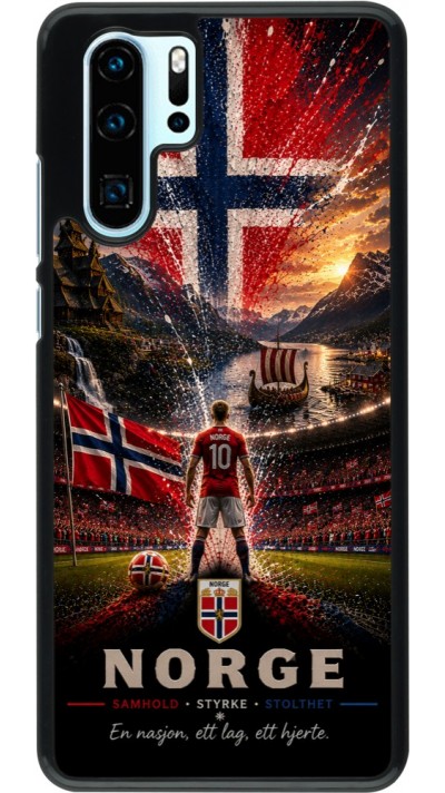 Huawei P30 Pro Case Hülle - Fussball Norwegen splash 2026