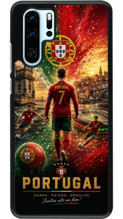 Huawei P30 Pro Case Hülle - Fussball Portugal splash 2026