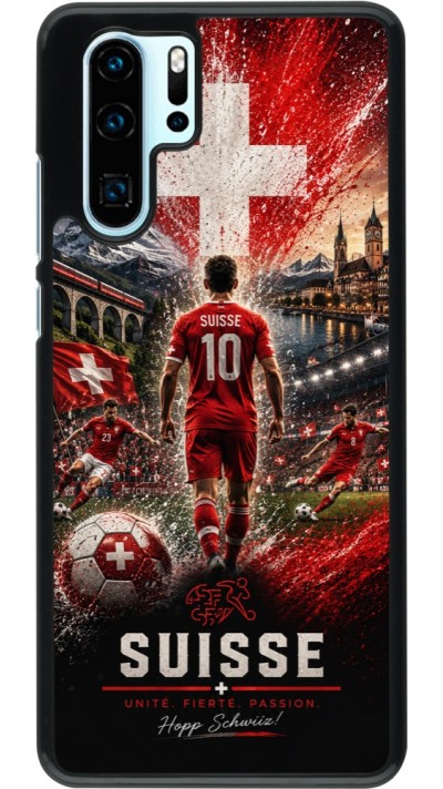 Huawei P30 Pro Case Hülle - Fussball Suisse splash 2026