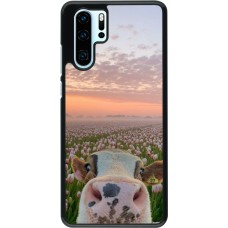 Huawei P30 Pro Case Hülle - Cow with tulips Spring 2026