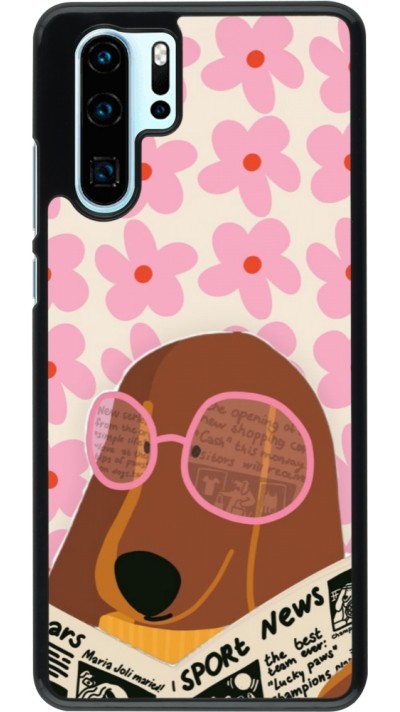 Huawei P30 Pro Case Hülle - Dog with newspaper Spring 2026