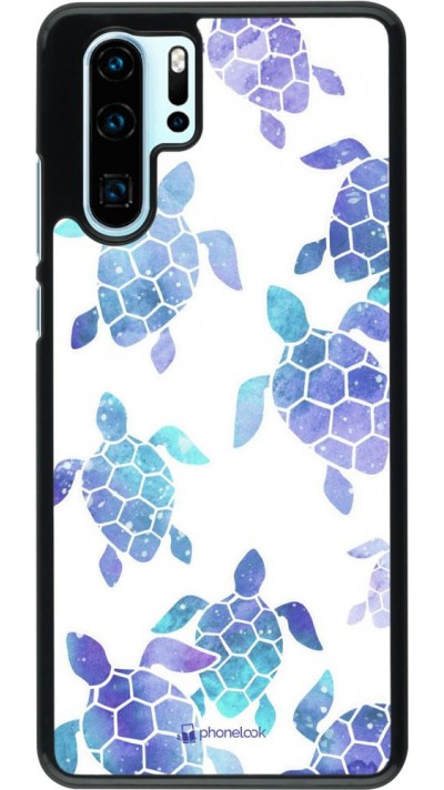 Hülle Huawei P30 Pro - Turtles pattern watercolor