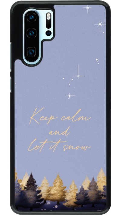 Huawei P30 Pro Case Hülle - Winter 25 Winter illustration of trees