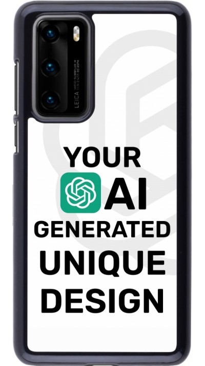 Huawei P40 Case Hülle - 100% einzigartig erstellt dank Deiner Kreativität und künstlicher Intelligenz (KI)