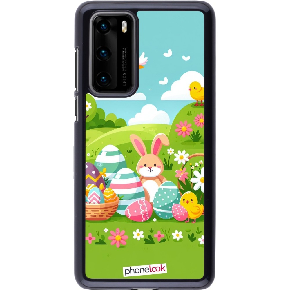 Huawei P40 Case Hülle - Ostern 2025 Gruen