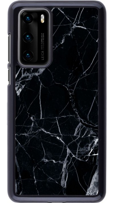 Hülle Huawei P40 - Marble Black 01