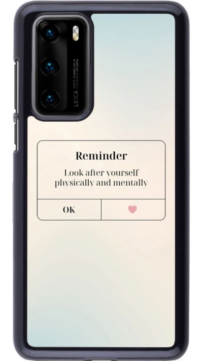 Hülle Huawei P40 - Reminder Look after yourself
