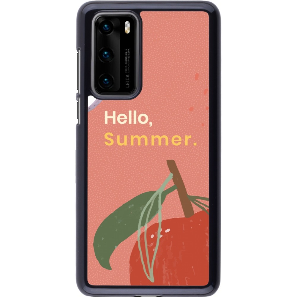 Huawei P40 Case Hülle - Summer 2025 Hello summer