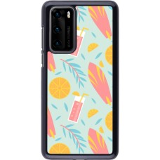 Huawei P40 Case Hülle - Summer 2025 Pattern citron
