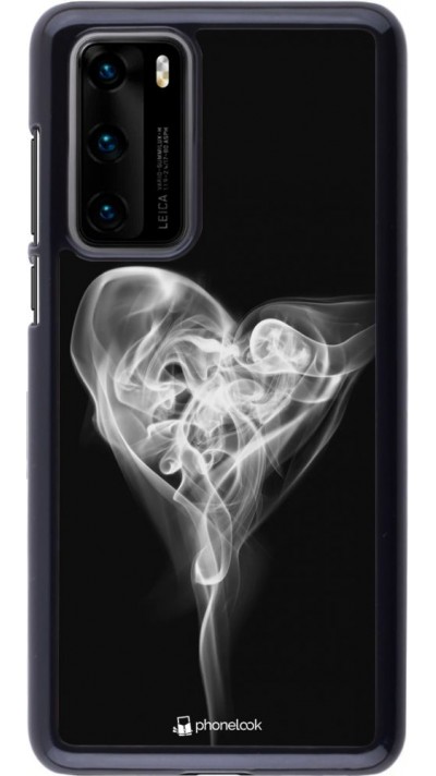 Hülle Huawei P40 - Valentine 2022 Black Smoke