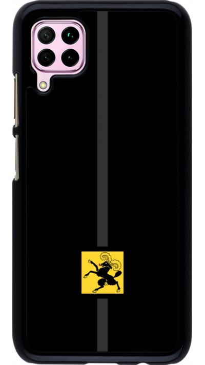 Huawei P40 Lite Case Hülle - Kanton SH schwarz