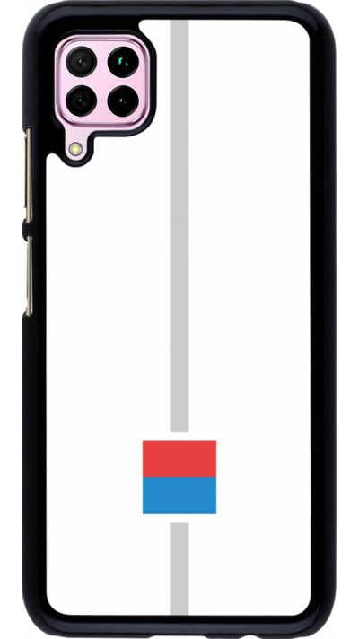 Huawei P40 Lite Case Hülle - Kanton TI weiss