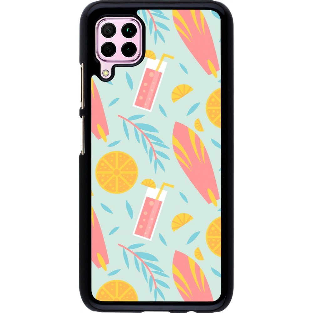 Huawei P40 Lite Case Hülle - Summer 2025 Pattern citron