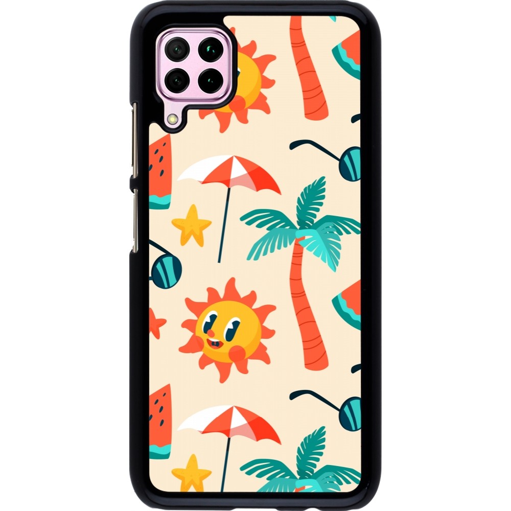 Huawei P40 Lite Case Hülle - Summer 2025 Pattern soleil