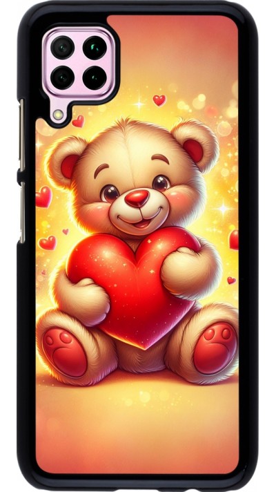 Huawei P40 Lite Case Hülle - Valentin 2024 Teddy Liebe