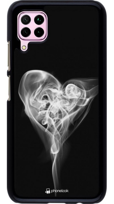 Hülle Huawei P40 Lite - Valentine 2022 Black Smoke