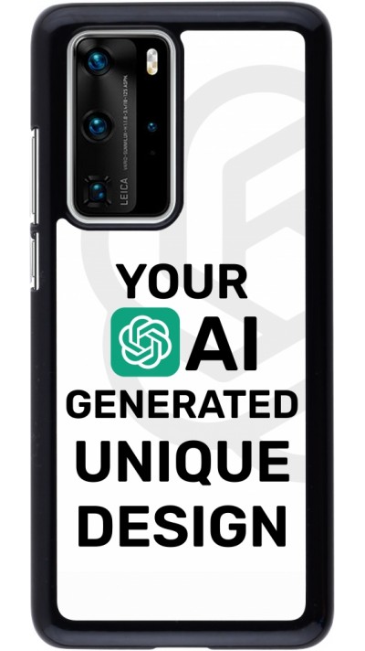 Huawei P40 Pro Case Hülle - 100% einzigartig erstellt dank Deiner Kreativität und künstlicher Intelligenz (KI)