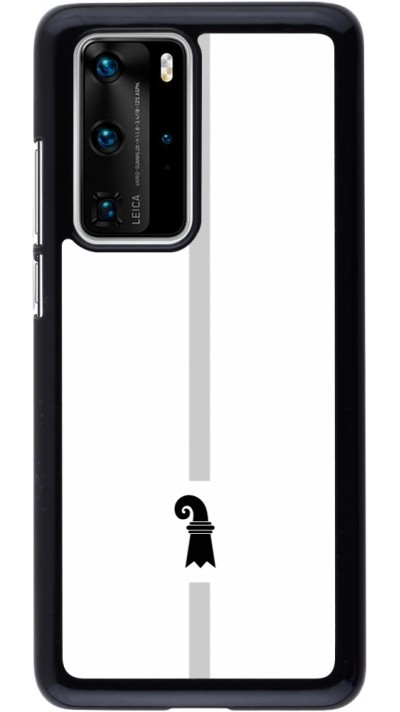 Coque Huawei P40 Pro - Canton BS blanc