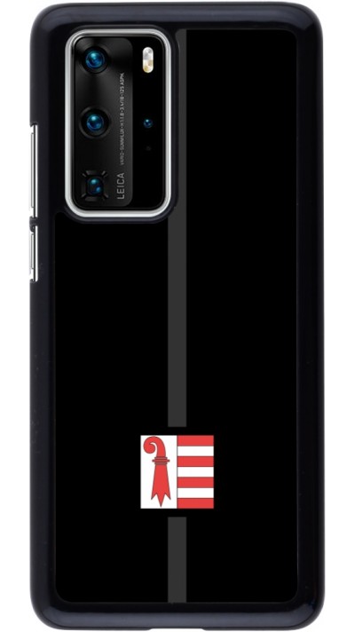 Coque Huawei P40 Pro - Canton JU noir
