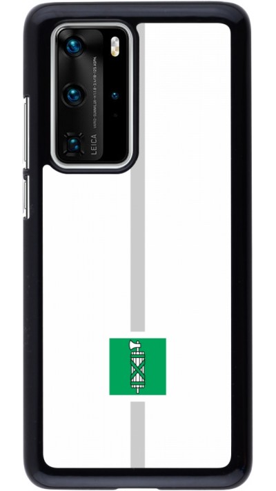 Coque Huawei P40 Pro - Canton SG blanc
