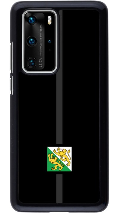 Coque Huawei P40 Pro - Canton TG noir