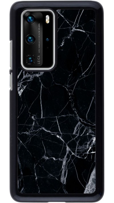 Hülle Huawei P40 Pro - Marble Black 01