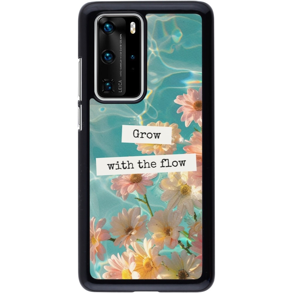 Huawei P40 Pro Case Hülle - Summer 2025 Grow with the flow
