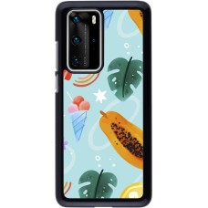 Huawei P40 Pro Case Hülle - Summer 2025 Pattern papaya