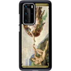 Huawei P40 Pro Case Hülle - Kunstbild - Die Erschaffung Adams - Michelangelo
