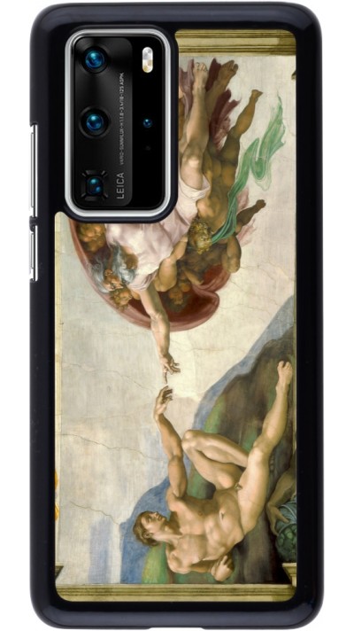 Huawei P40 Pro Case Hülle - Kunstbild - Die Erschaffung Adams - Michelangelo