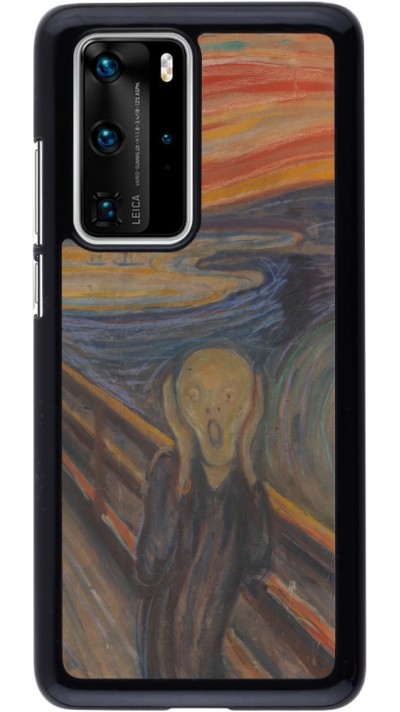Huawei P40 Pro Case Hülle - Kunstbild - Der Schrei - Edvard Munch