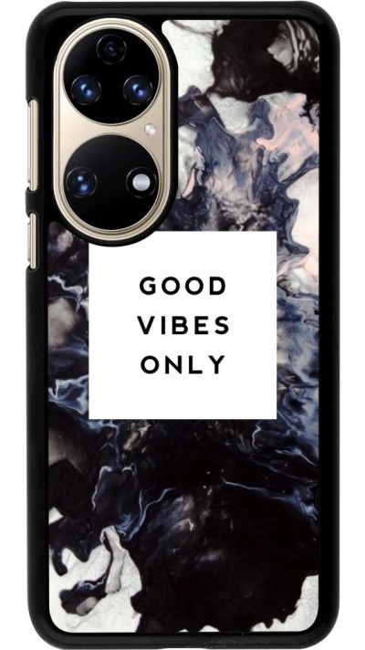 Hülle Huawei P50 - Marble Good Vibes Only