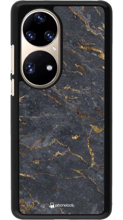 Hülle Huawei P50 Pro - Grey Gold Marble