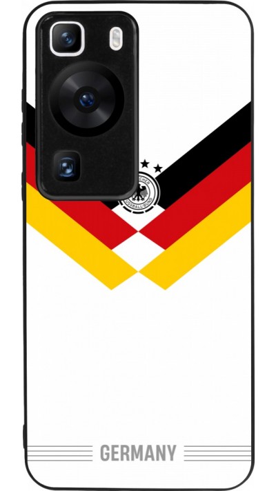 Huawei P60 Case Hülle - Silikon schwarz Deutschland 2026 personalisierbares Fussballtrikot