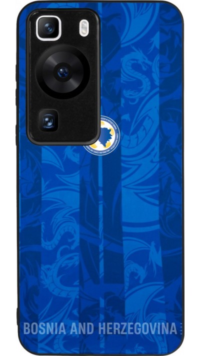 Huawei P60 Case Hülle - Silikon schwarz Bosnien und Herzegowina 2026 personalisierbares Fussballtrikot